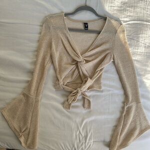 Beige Top - Front Detail